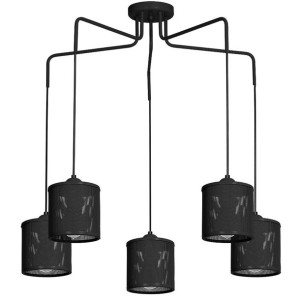 Lampa Wisząca LOUISE BLACK 5xE27