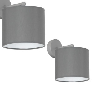 Kinkiet Bari Grey 1xe27