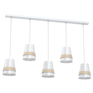 Lampa wisząca VENEZIA WHITE 5xE27