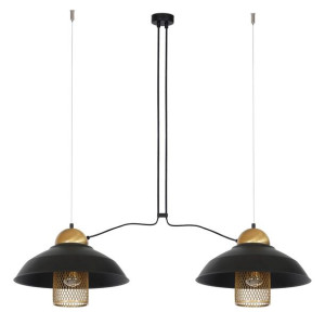Lampa wisząca BJORN BLACK 2xE27