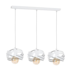 Lampa wisząca CORONA WHITE 3xE27