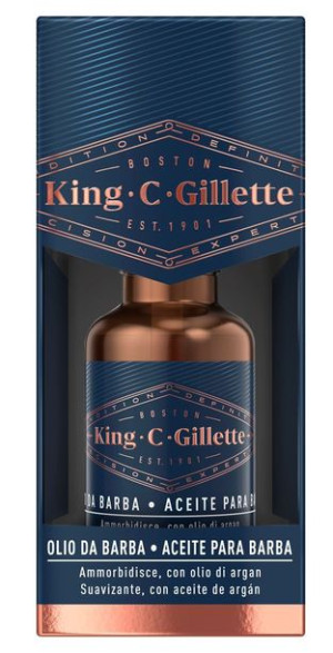 King C Gillette Olio da Barba - olejek do brody (30 ml)