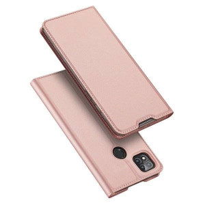Etui XIAOMI REDMI 9C z klapką Dux Ducis skórzane Skin Leather jasny róż