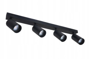 Spot ruchoma sufitowa reflektor 4x GU10 tuby szyna