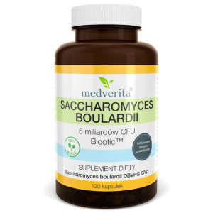 Saccharomyces Boulardii 120 kapsułek MEDVERITA