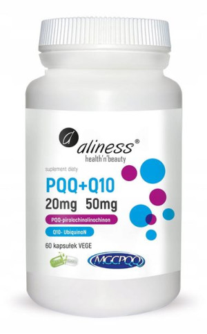 Aliness PQQ MGCPQQ + Naturalny KOENZYM Q10 MÓZG