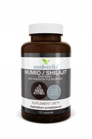 Mumio/Shilajit 120 kapsułe MEDVERITA