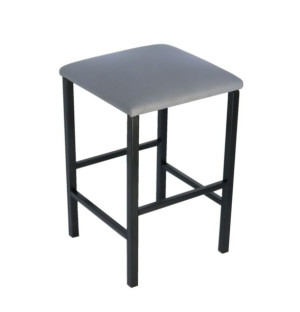 Taboret MetalHouse czarny 46 cm Klasyczny Taboret Stołek Metalowy