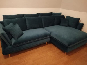 Narożnik MONTE *TOP GRATIS* z Funkcją Spania Pojemnik Styl Boho PROMOCJA