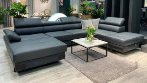 Narożnik EMPORIO XL U GRATIS TOP  funkcja spania pojemnik