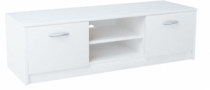 Szafka stolik RTV 2DC 120cm BIAŁA komoda regał