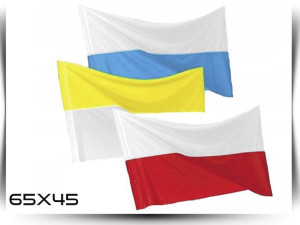 Zestaw 3 flag maryjna,papieska,polska 65x45