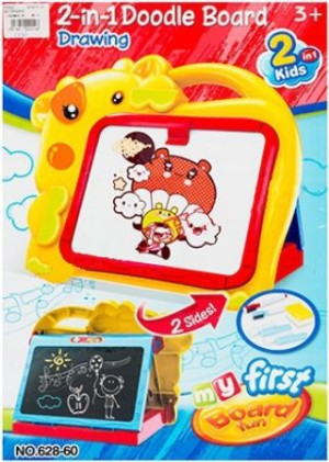Tablica Magnetyczna Edukacyjna Dwustronna 3w1 38cm