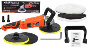 Polerka Samochodowa 2440w 180mm Zestaw