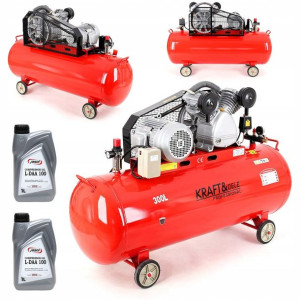 Kraft Sprężarka Kompresor 300l 7,5km 400v 2 Tłoki