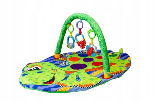 Mata Edukacyjna Żółw 98cm zielona 3 zabawki