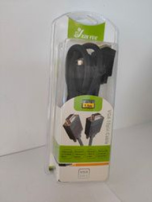 Kabel VGA do monitora 15 PIN-15 PIN 1.5m czarny