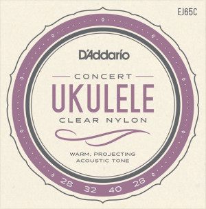 Struny do ukulele koncertowego Daddario EJ65C