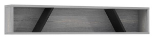 Półka GOLDEN STATE GDSB01 Nordic Gray Oak + Black + Nordic Gray Oak