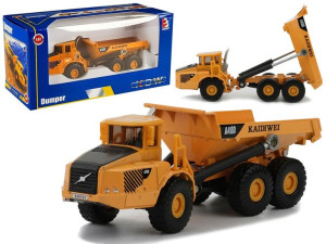 Zabawkowe Auto Wywrotka Metalowa 1:87 Ruchome Elementy