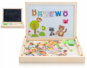 Edukacyjna Wielofunkcyjna Tablica Magnetyczna Duża