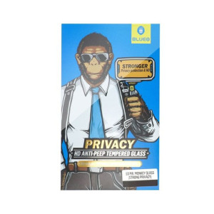 Szkło Hartowane 5D Mr. Monkey Apple iPhone 13 czarny Strong Privacy