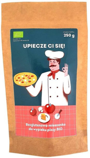 Mieszanka do wypieku pizzy bezglutenowej BIO - Upiecze Ci się! 250 g - Pięć
