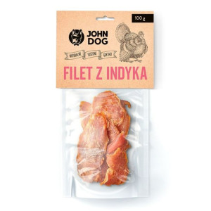 JOHN DOG Filet z indyka 100g