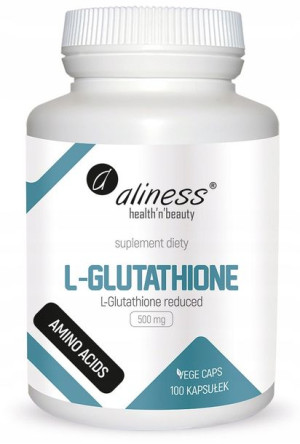 ALINESS L-GLUTATION 500mg FORTE zredukowany 100kap