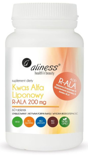 Najlepszy Kwas Alfa Liponowy R-ala 200mg Aliness (1)