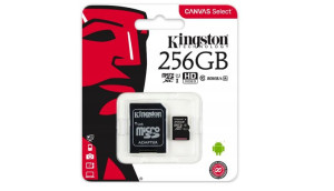 Karta Pamięci Micro Sd Kingston 256gb + Czytnik