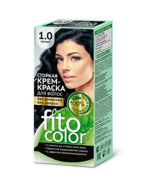 Farba krem do włosów czarna 1.0 fitocolor 75g Fitokosmetik