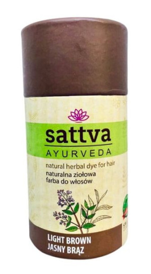 Henna jasny brąz 150g Sattva