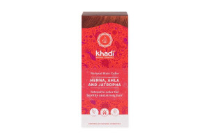 Henna naturalna z amlą i jatrophą 100g Khadi