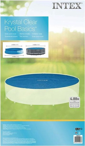 Pokrywa Pokrowiec Folia Solarna Na Basen 488 Cm Intex