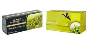 Damro Ceylon czarna / czarna z wanilią 2x25 sztuk