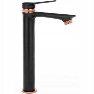 Bateria umywalkowa Rea Viral Black Rose Gold 30 cm