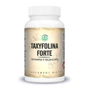 TAXYFOLINA Forte - Witamina P BAJKALSKA 60 kapsułek HERBASANO