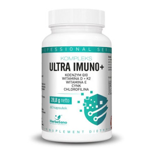 Kompleks ULTRA IMMUNO + wit. E + D +cynk +K+D HERBASANO