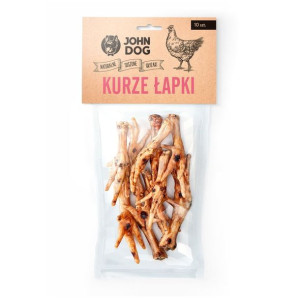 JOHN DOG Kurze łapki 10szt. GRYZAK DLA PSA