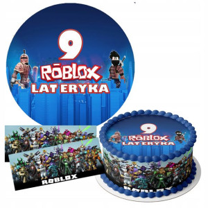 Zestaw Opłatek 16cm + Obwoluty - Roblox +gratis