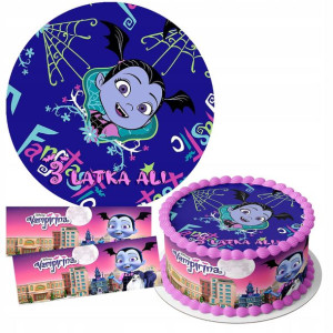 Zestaw Opłatek 16cm + Obwoluty - Vampirina + Grati