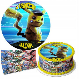 Zestaw Opłatek 16cm + Obwoluty - Pokemon + Gratis