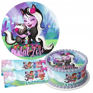 Zestaw Opłatek 15cm + Obwoluty - Enchantimals +g