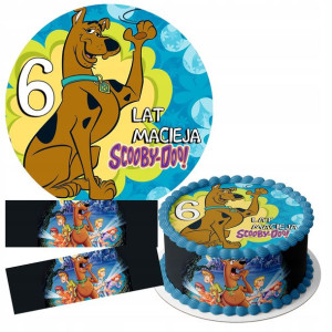 Zestaw Opłatek 15cm + Obwoluty - Scooby-doo + Gr