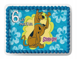 Opłatek Na Tort A4 Prostokąt - Scooby-doo Bajka