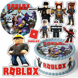 Zestaw Opłatek 15cm + Postacie - Roblox + Gratis