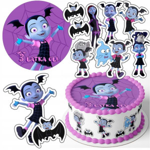 Zestaw Opłatek 15cm + Postacie - Vampirina + G