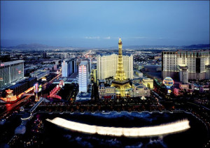 Aerial view of Las Vegas, Carol Highsmith - plakat
