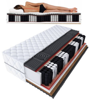 Materac Eco 200x120 Kokos-kieszeniowy-masujący